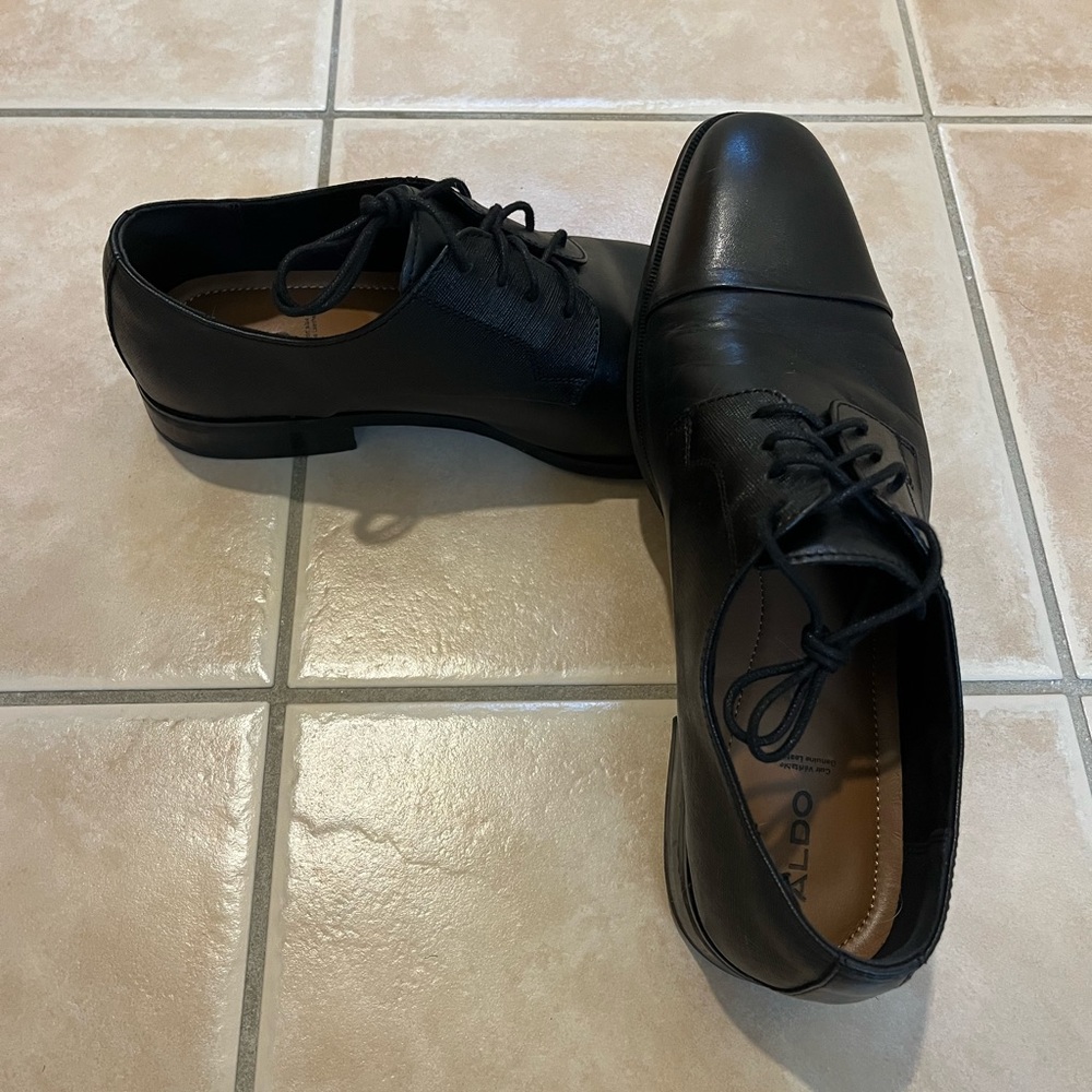 Men’s Aldo Dress Shoes—Size: 10–Color: black